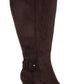 Bella Vita Botas Femininas de Camurça Troy II Plus com Cano Largo, Marrom, Tamanho 5,5 M