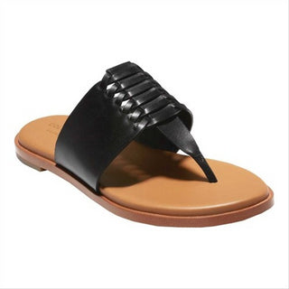 Sandália Cole Haan Felix Grand Thong Feminina Preta Tamanho 9,5 B