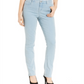 Jeans feminino estilo &amp; co com controle de barriga, perna justa, azul, tamanho 20x4
