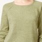 Karen Scott Blusa Feminina de Algodão Marmorizado com Bainha Curva Verde Tamanho P