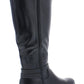 Botas femininas Kindell de bico fechado e cano médio, estilo &amp; co, azul marinho, tamanho 7,5 M-WC