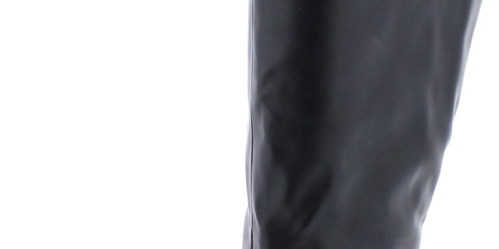 Botas femininas Kindell de bico fechado e cano médio, estilo &amp; co, azul marinho, tamanho 7,5 M-WC