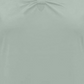Camiseta feminina Karen Scott com decote em V e frente aberta, verde, tamanho XXG