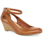Sandálias plataforma casuais American Rag Miley Leather Peep Toe femininas, marrom, tamanho 7,5 M