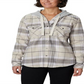 Jaqueta Columbia Canyon Point Feminina Cinza Tamanho Grande
