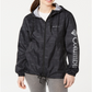 Jaqueta corta-vento feminina Columbia Flash Forward estampada, preta, tamanho médio