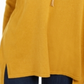 Suéter túnica feminino com decote em V, amarelo, tamanho XX-G, estilo &amp; Co