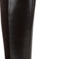 Botas de couro com salto bloco Marc Fisher Risa, pretas, tamanho 9,5 M