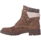 Botas de inverno femininas Tommy Hilfiger Dyan, camurça, marrom, tamanho 8,5 M