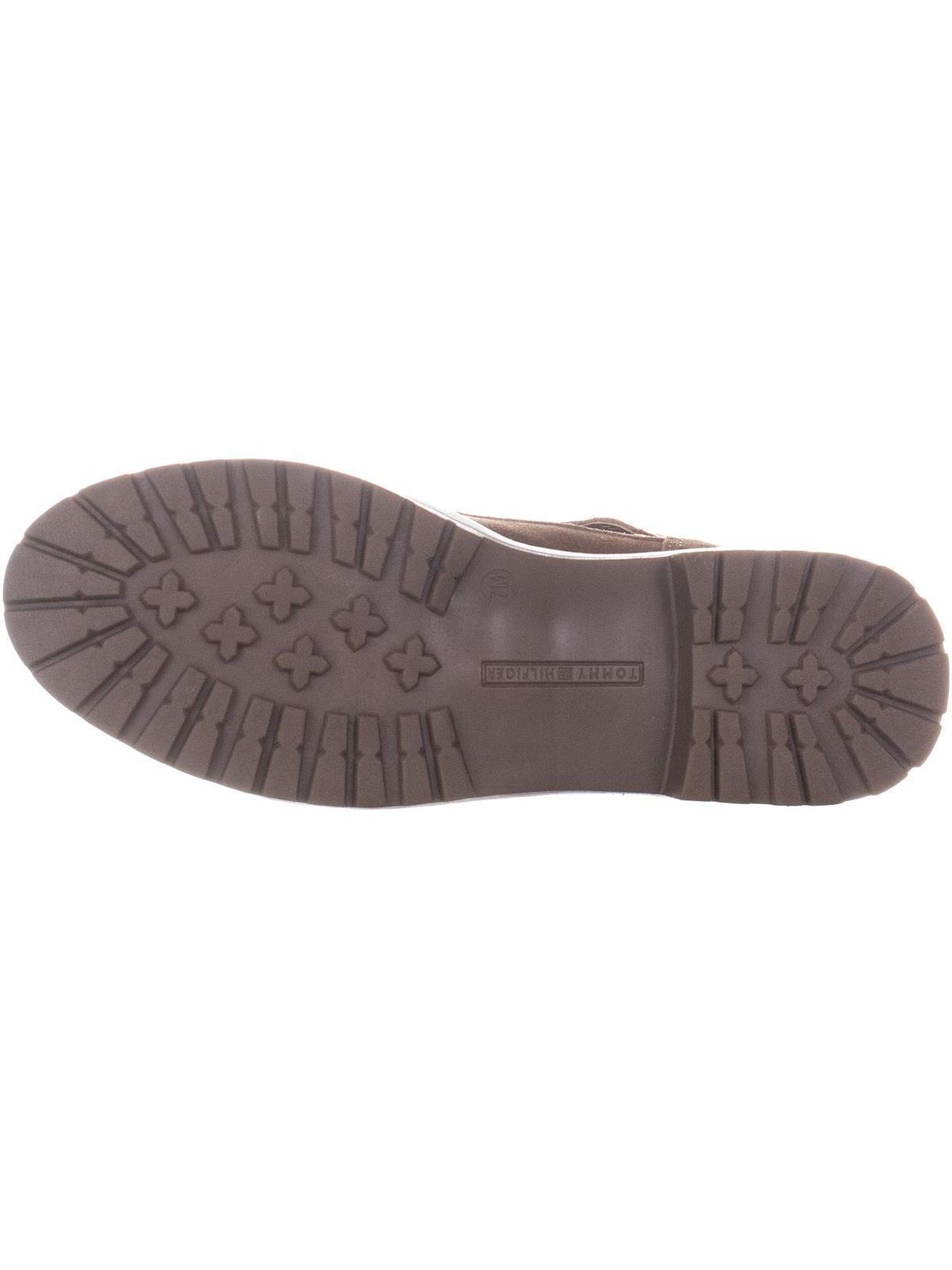 Botas de inverno femininas Tommy Hilfiger Dyan, camurça, marrom, tamanho 8,5 M