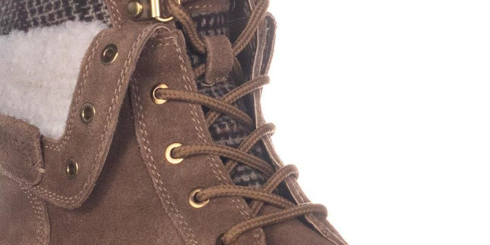Botas de inverno femininas Tommy Hilfiger Dyan, camurça, marrom, tamanho 8,5 M