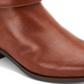 Botas femininas Charter Club Jaimee com bico fechado e cano curto, tamanho 7,5 W, marrom