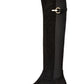 Botas femininas Rebel By Zigi Onley bico redondo até o joelho, tecido preto, tamanho 7 M
