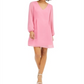 Vestido feminino de chiffon com laço nas costas, rosa, tamanho extrapequeno, da INC International Concepts