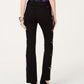 Calça jeans feminina bootcut com strass da INC International Concepts, preta, tamanho 0