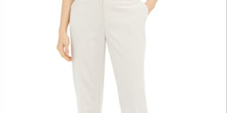 Calça Alfani Feminina Slim Fit com Controle de Barriga Bege Tamanho 4