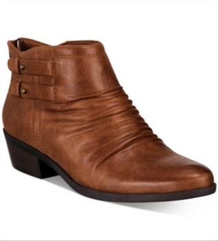 Baretraps Womens Georgina Slouchy Strappy Ankle Boots Brown 5 M