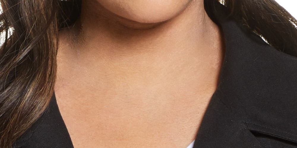 Blazer feminino Eileen Fisher preto com bolsos, manga comprida, frente aberta, para usar no trabalho, plus 1X