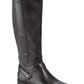 Botas Baretraps Femininas Cinza Flex Gore Cushioned Comfort Abram Biqueira Amêndoa Salto Bloco com Zíper Tamanho 5 M