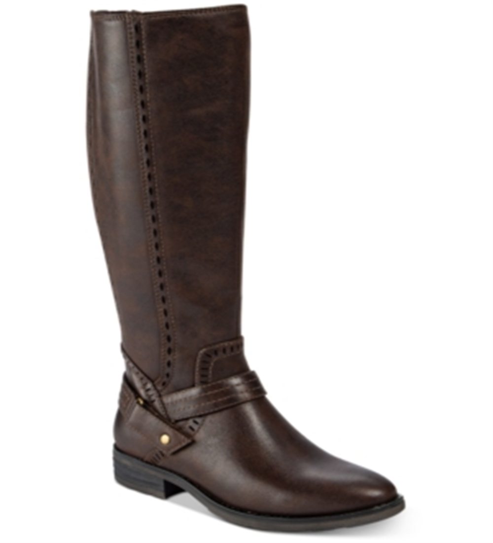 Botas Baretraps Femininas Cinza Flex Gore Cushioned Comfort Abram Biqueira Amêndoa Salto Bloco com Zíper Tamanho 5 M