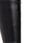 Botas de montaria altas femininas Style &amp; Co Vannie de couro sintético, pretas, tamanho 7 M