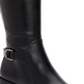 Botas de montaria altas femininas Style &amp; Co Vannie de couro sintético, pretas, tamanho 7 M