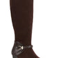 Karen Scott Botas de camurça sintética Sharonn para mulheres, marrom, tamanho 7,5 M