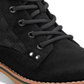 Tommy Hilfiger T-ONELLA Botas Femininas de Tecido com Biqueira Fechada, Pretas, Tamanho 6,5 M