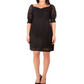 Vestido feminino de renda com decote coração, preto, tamanho pequeno, extrapequeno, da coleção NY
