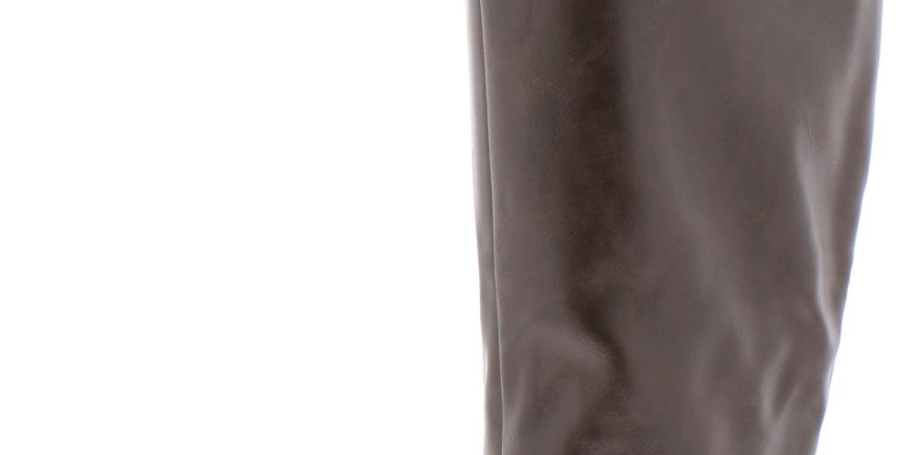 American Rag Botas femininas Demitra de couro sintético até o tornozelo, marrom, tamanho 9,5 m