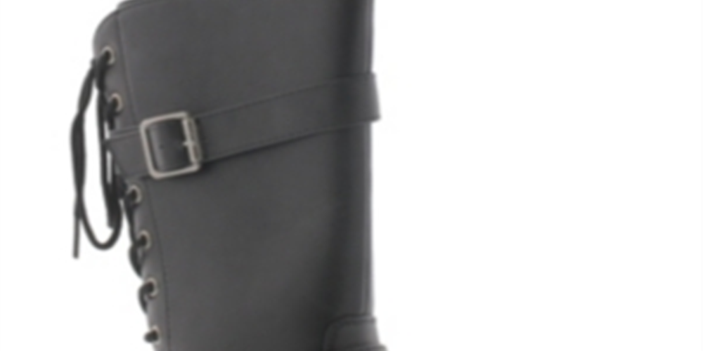 Botas Janice Lacey Diamond Girl Little &amp; Big Girl, pretas, tamanho 1 M