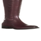 INC International Concepts Feminino Fawne Couro Biqueira Fechada Cinza Tamanho 10M