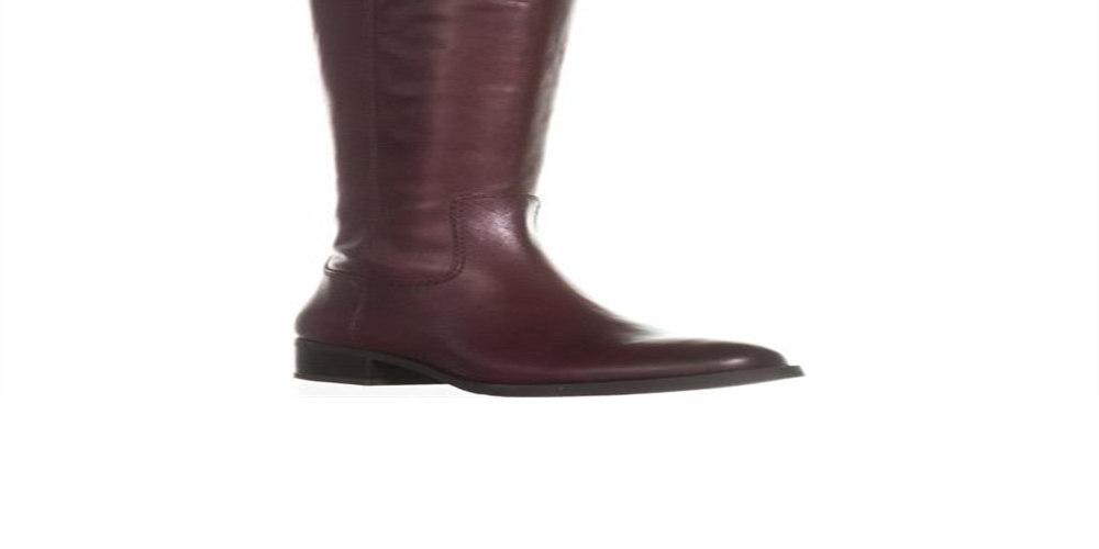 INC International Concepts Feminino Fawne Couro Biqueira Fechada Cinza Tamanho 10M