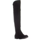 Botas femininas com zíper e bico redondo franzido no cano, estilo Style &amp; Co, cinza, tamanho 6 M