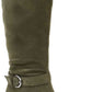 Bota Journee Collection Joelle Extra Larga, Cano Alto, Verde, Tamanho 7M, KNS International