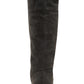 Botas femininas com zíper e bico redondo franzido no cano, estilo Style &amp; Co, cinza, tamanho 6 M