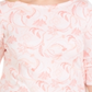 Camiseta feminina de algodão estampada com manga 3/4 Charter Club, rosa, tamanho 2X
