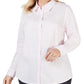 Camisa social feminina Charter Club Plus Woven Office com botões, rosa, tamanho 16W