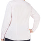 Camisa social feminina Charter Club Plus Woven Office com botões, rosa, tamanho 16W