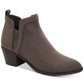 Estilo &amp; Co. Myrrah Faux Suede Feminino, bico fino, Shooties, cinza, tamanho 5 M