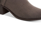 Estilo &amp; Co. Myrrah Faux Suede Feminino, bico fino, Shooties, cinza, tamanho 5 M