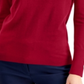 Suéter feminino de gola alta JM Collection cinza tamanho médio