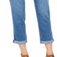 Calça jeans masculina estilo boyfriend azul tamanho X-S