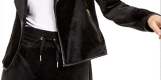 Jaqueta Calvin Klein Feminina Flyaway com Acabamento em Couro Sintético Preta Tamanho M