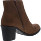 Botas femininas American Rag Demitra de couro sintético, tamanho 6,5 M, marrom