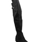 Rebel By Zigi Botas femininas Onley de couro, bico redondo, cano alto, cinza, tamanho 6 M