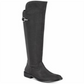 Rebel By Zigi Botas femininas Onley de couro, bico redondo, cano alto, cinza, tamanho 6 M
