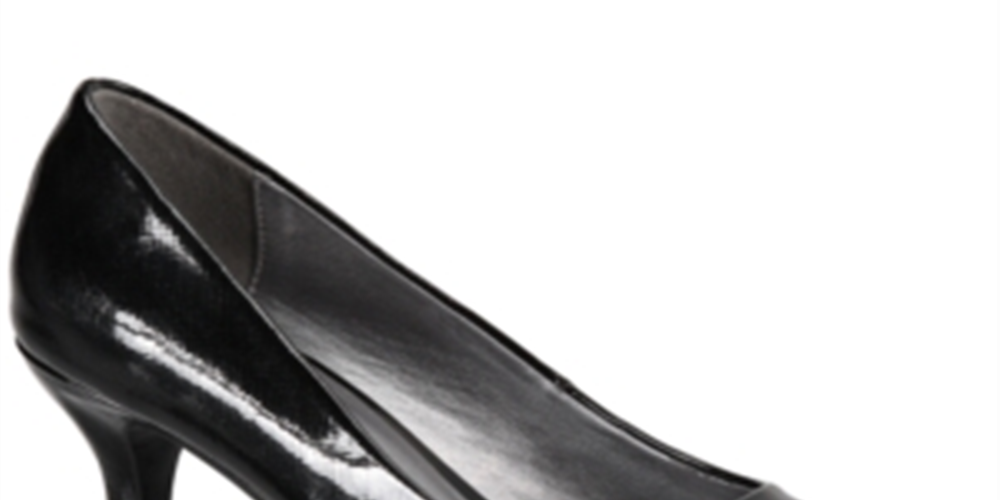 Karen Scott Mory Fabric Peep Toe Classic Scarpin Feminino Preto Tamanho 7M