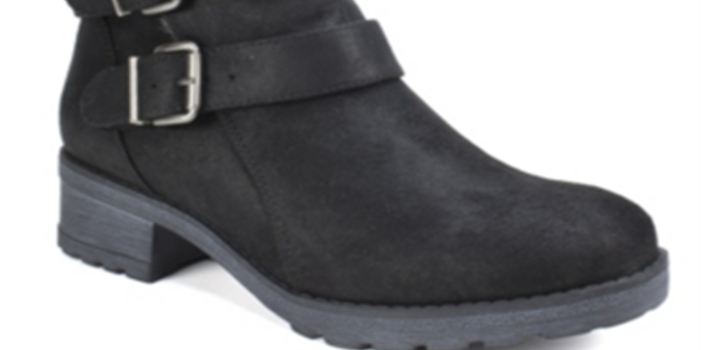 Botas femininas White Mountain, tecido de castidade, bico fechado, tornozelo, para clima frio, cinza, tamanho 5,5 M