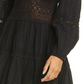 Free People, o Delicioso Mini Vestido Preto Tamanho 8